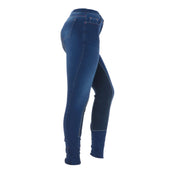 HKM Pantalones de Equitación Summer Denim Jeans azul