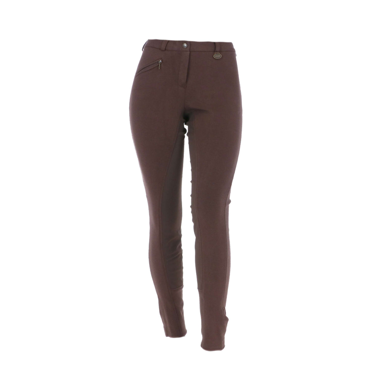 HKM Pantalón de Equitación Basic Marron oscuro