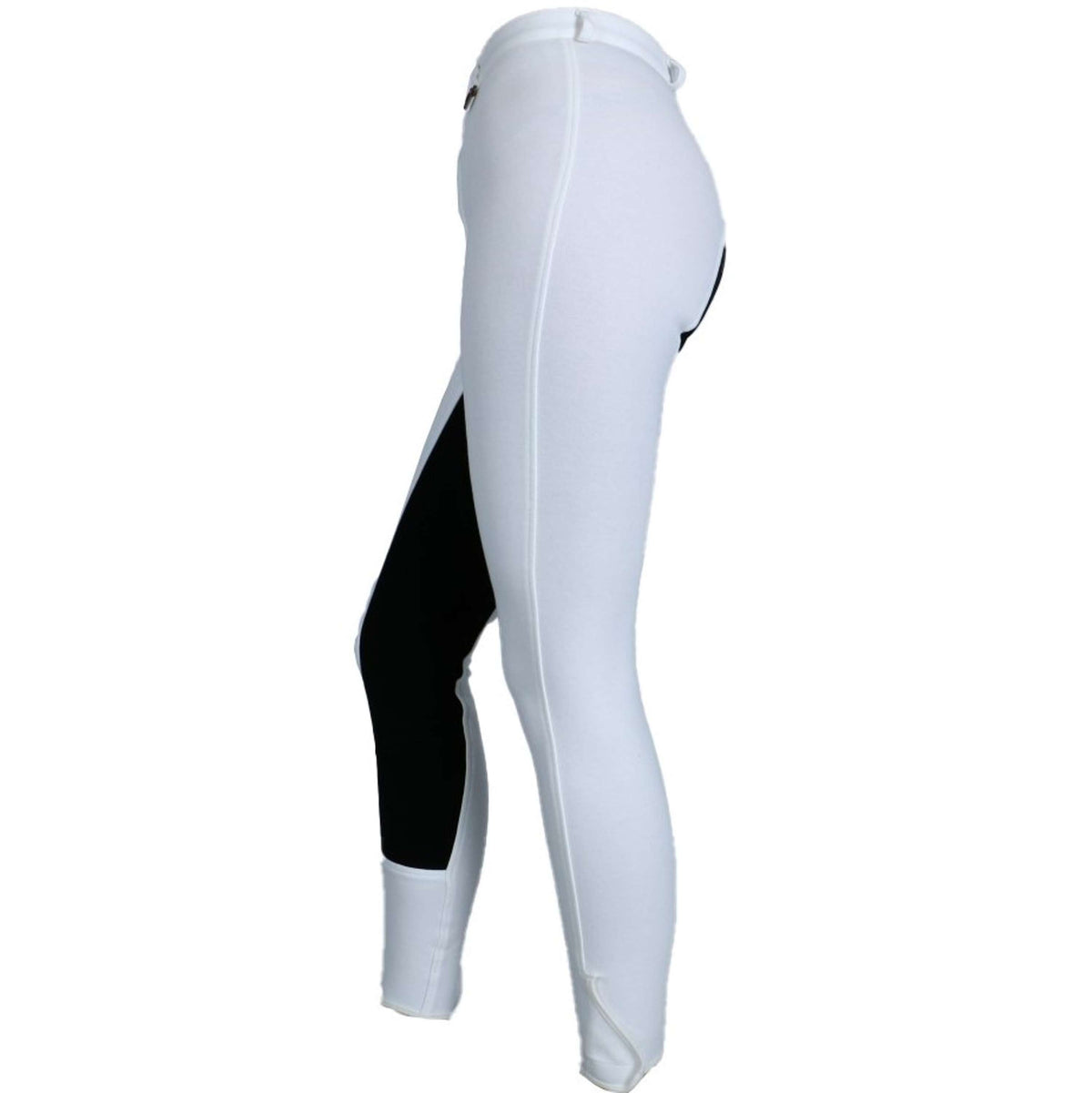 HKM Pantalón de Equitación Basic Blanco/Negro