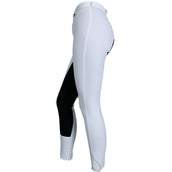 HKM Pantalón de Equitación Basic Blanco/Negro
