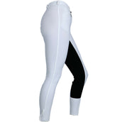 HKM Pantalón de Equitación Basic Blanco/Negro