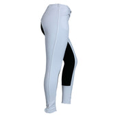 HKM Pantalón de Equitación Basic Blanco/Negro