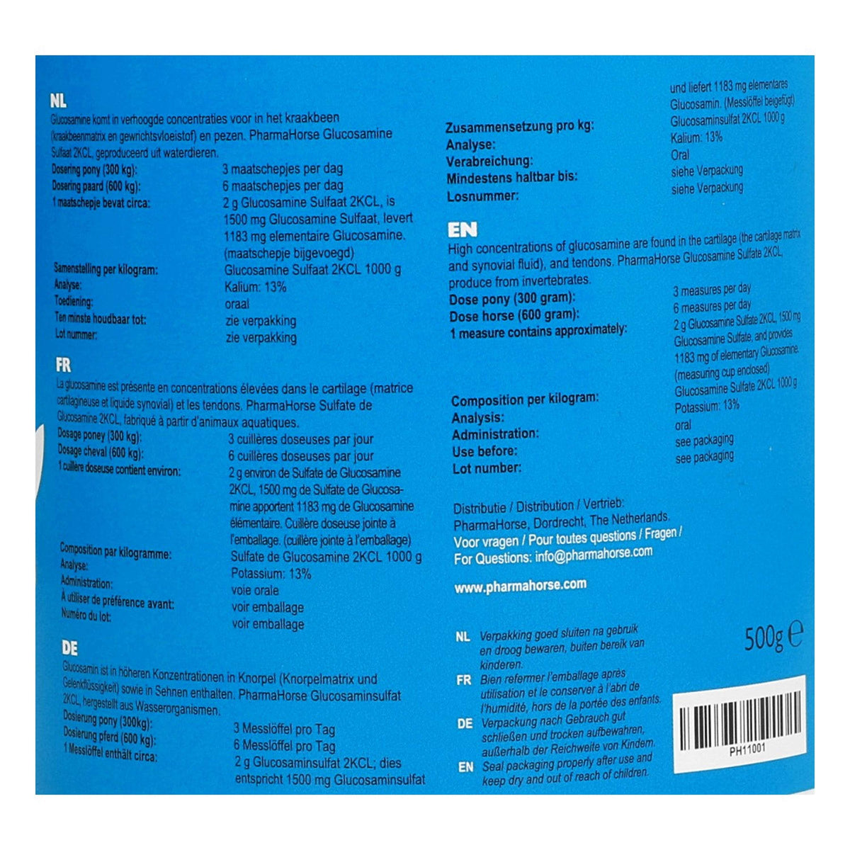 PharmaHorse Glucosamina