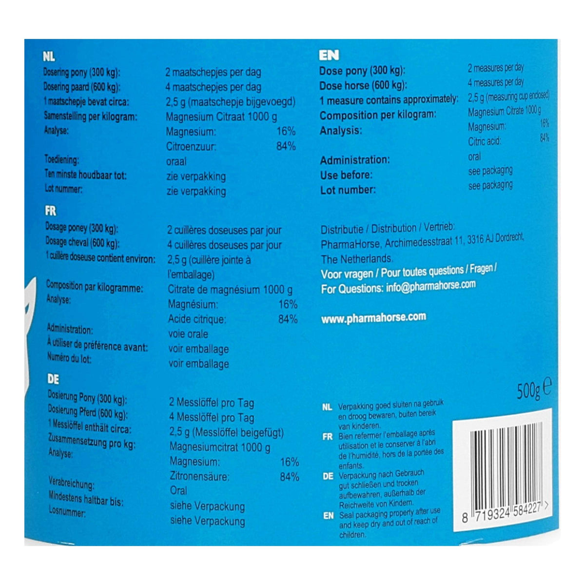 PharmaHorse Magnesio Citrato