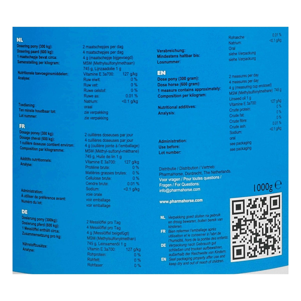 PharmaHorse Vitamina E+