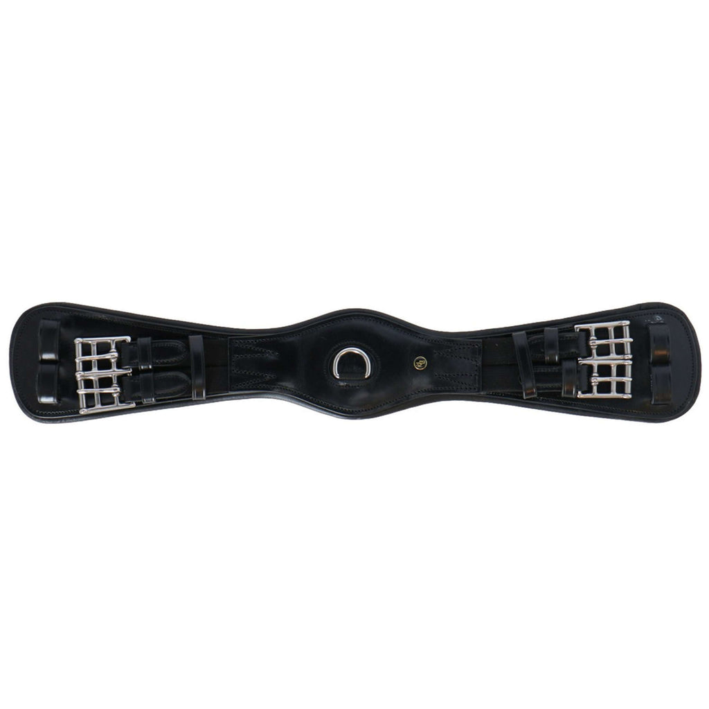 BR Cincha de doma Durham Negro/Plata
