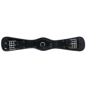 BR Cincha de doma Durham Negro/Plata