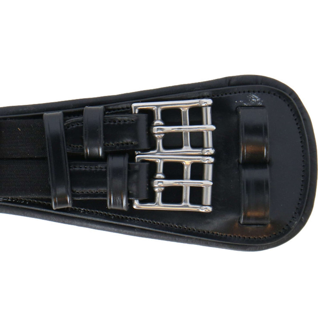BR Cincha de doma Durham Negro/Plata