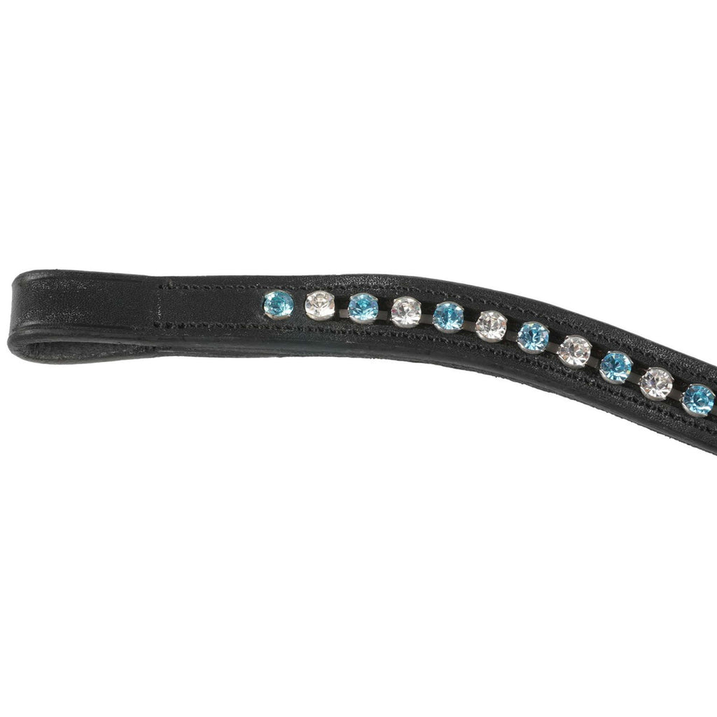 Premiere Cabezada frontal Lyskamm Geb Crystal Negro/Azul/Blanco