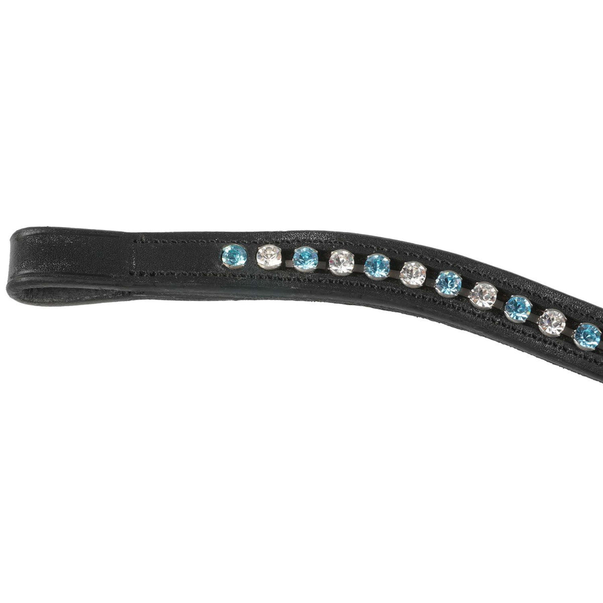 Premiere Cabezada frontal Lyskamm Geb Crystal Negro/Azul/Blanco