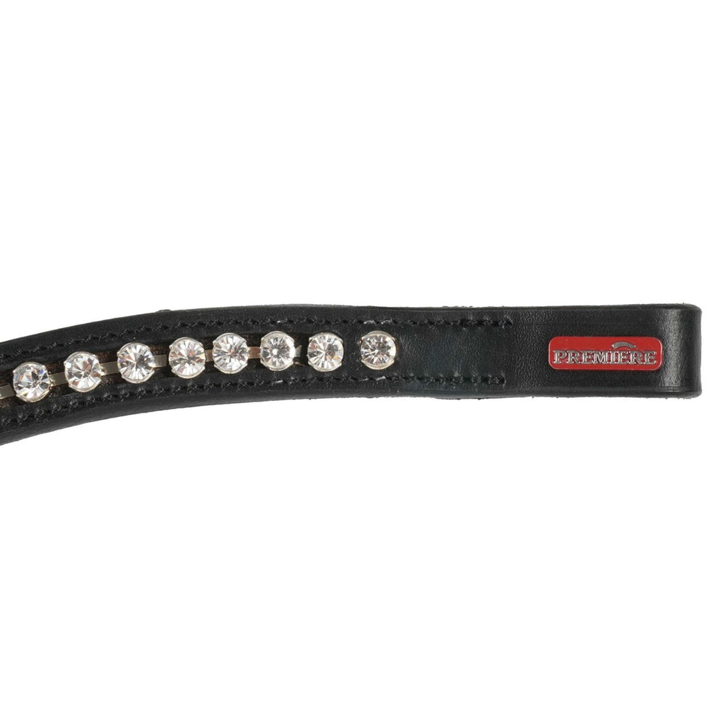 Premiere Cabezada frontal Lyskamm Geb Crystal Negro/Blanco