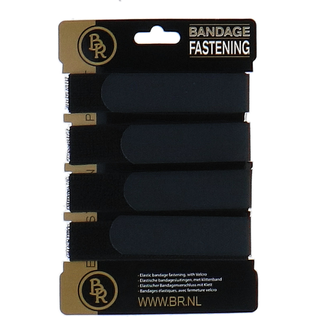 BR Clips de Vendaje Negro