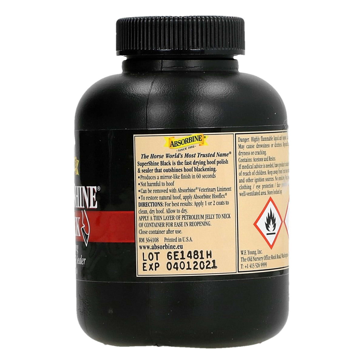 Absorbine Aceite para Cascos Super Shine Negro