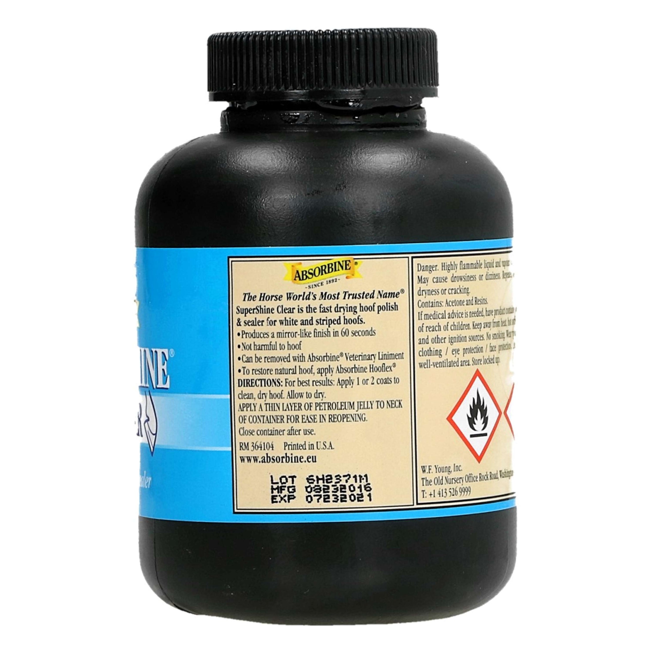Absorbine Aceite para Cascos Super Shine Transparant Transparente Absorbine Aceite para Cascos Super Shine Transparant Transparente