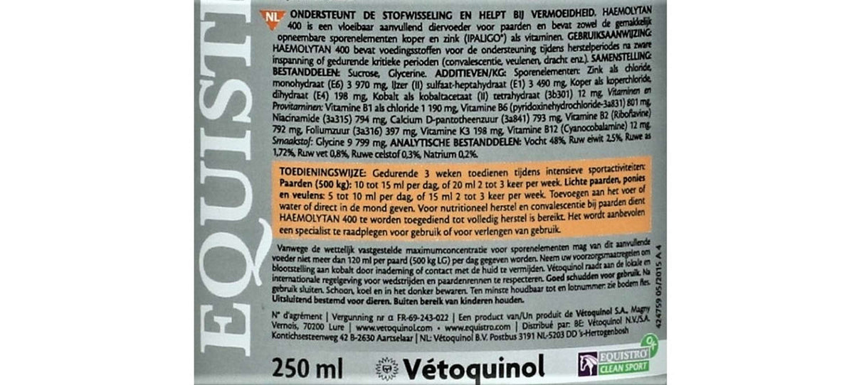 Equistro Haemolytan 400