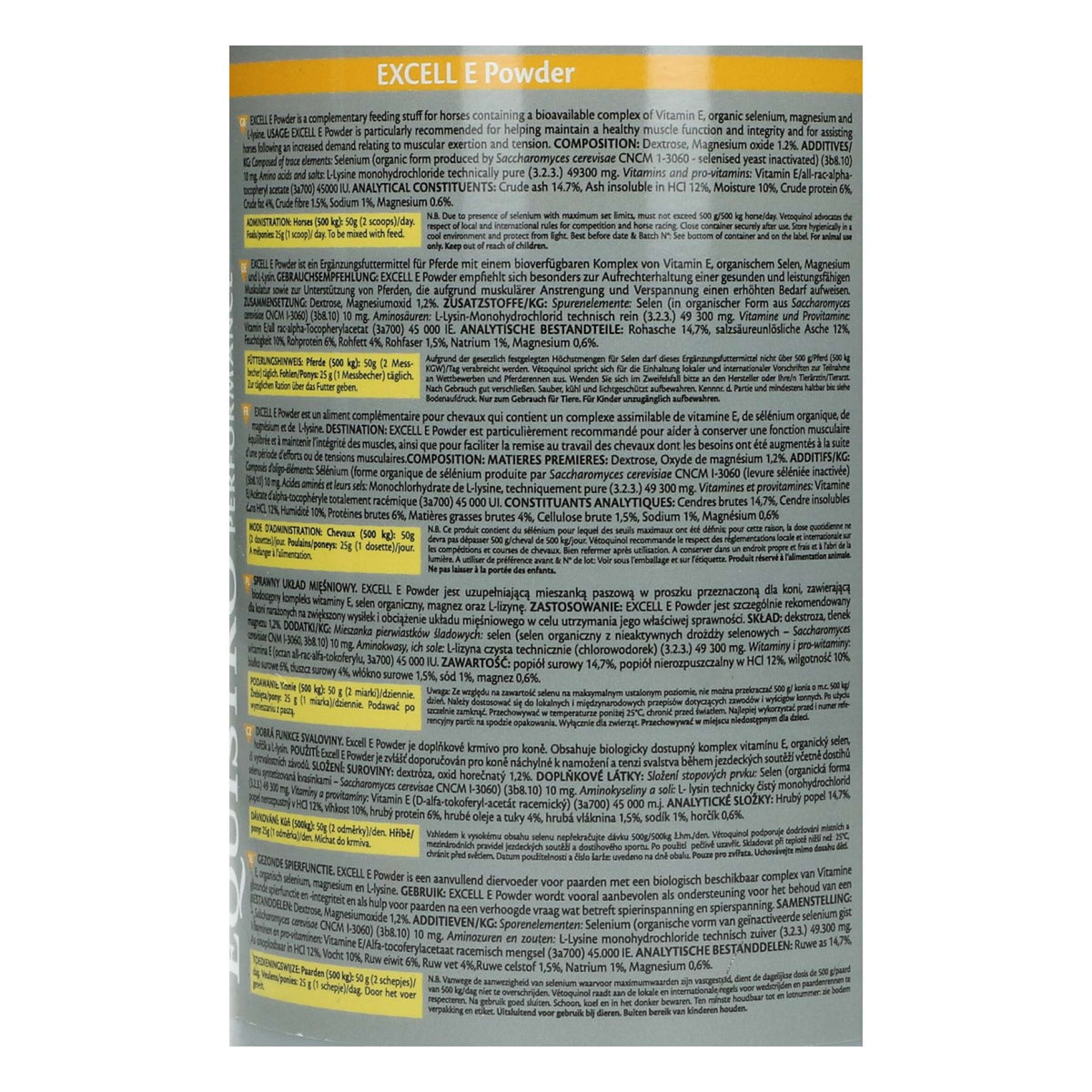 Equistro Excell E Polvo