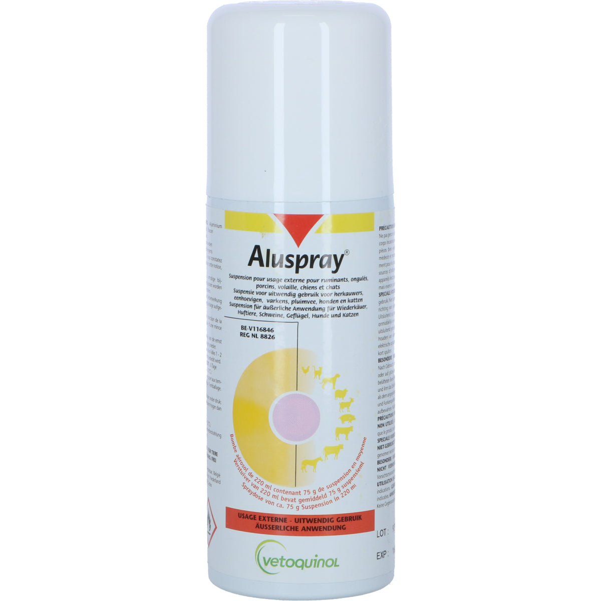 Vetoquinol Cuidado de Heridas Aluspray