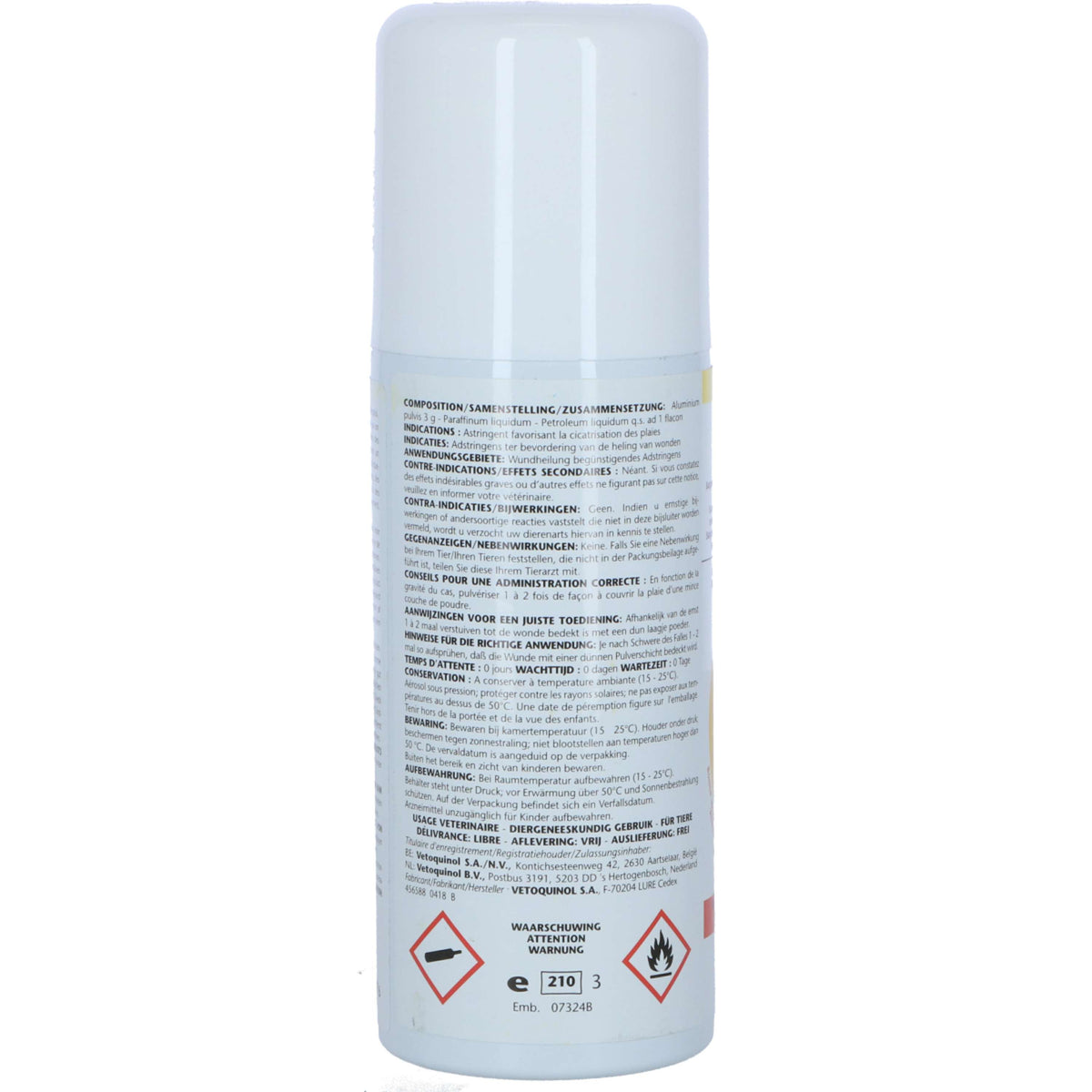 Vetoquinol Cuidado de Heridas Aluspray