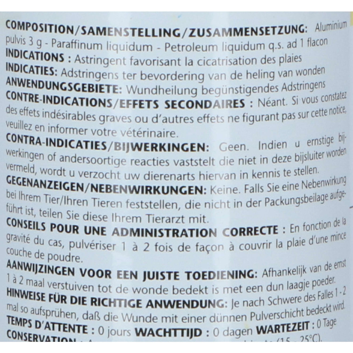 Vetoquinol Cuidado de Heridas Aluspray