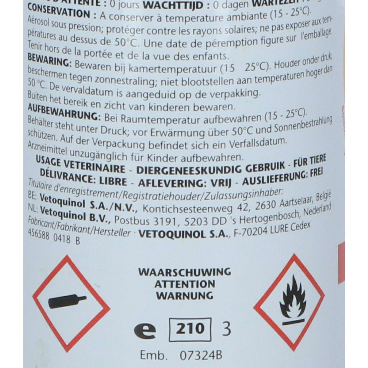 Vetoquinol Cuidado de Heridas Aluspray