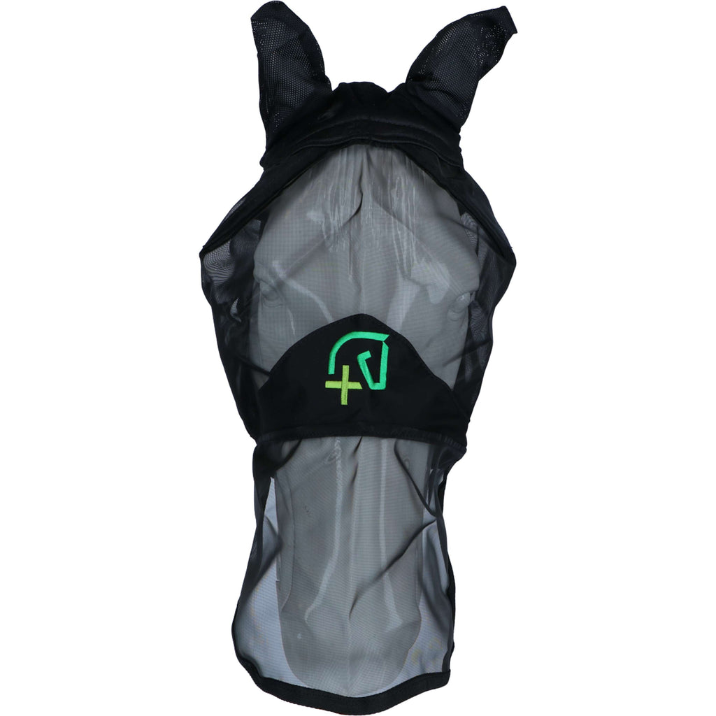 Agradi Horse Máscara para Moscas Fine Mesh con Orejas y Nariz Negro