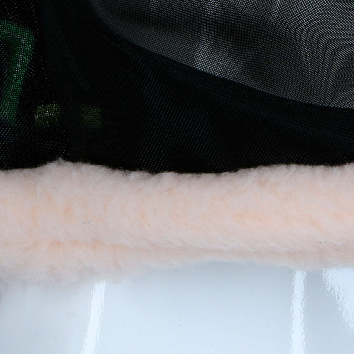 Agradi Horse Máscara Antimoscas Fine Mesh Sin orejas Negro