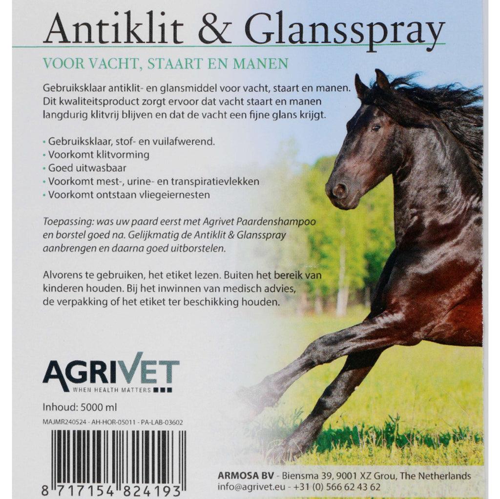 Agrivet Spray Desenredante/Brillo