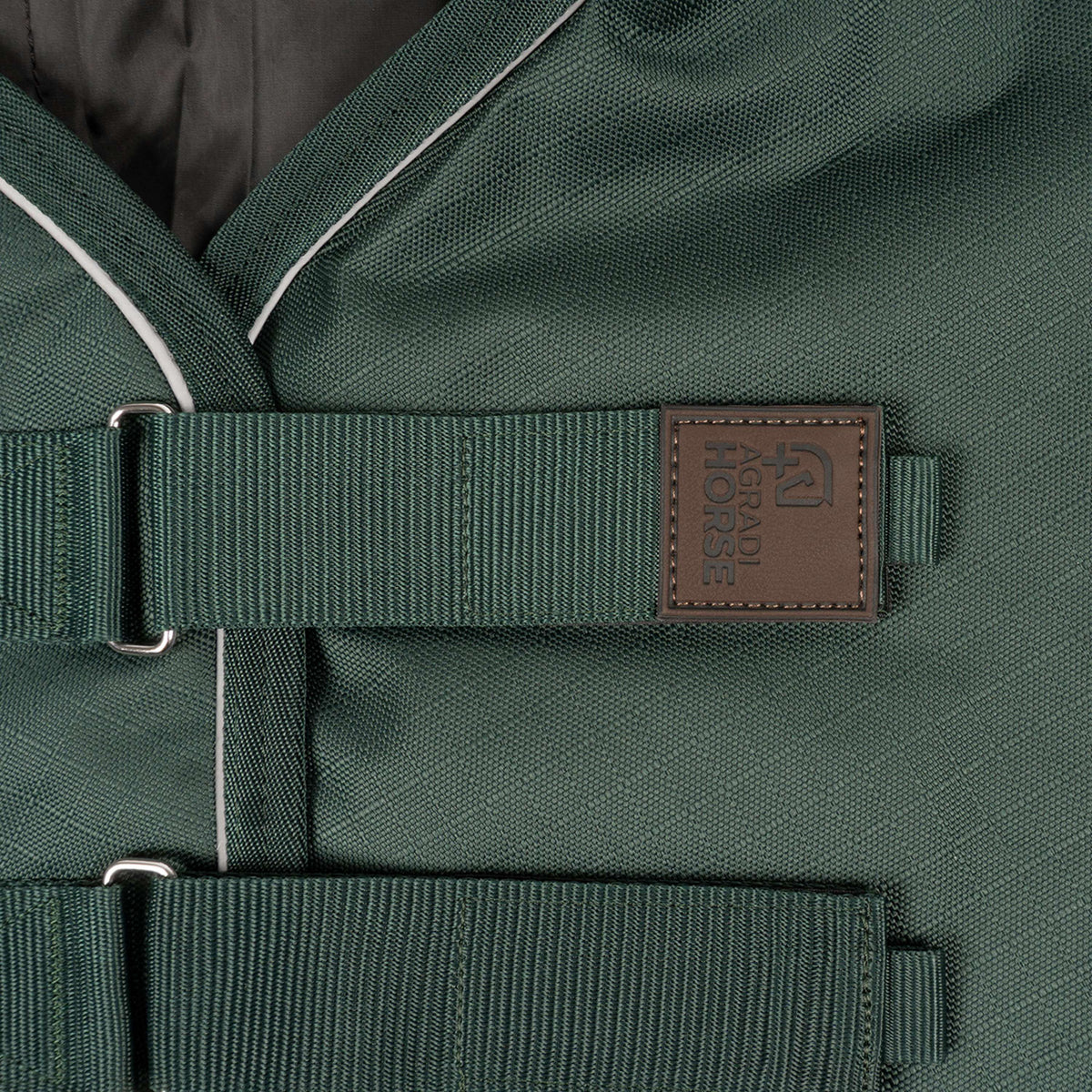 Agradi Horse Cubrecuellos 1200D 200gr Banda Reflectante Verde