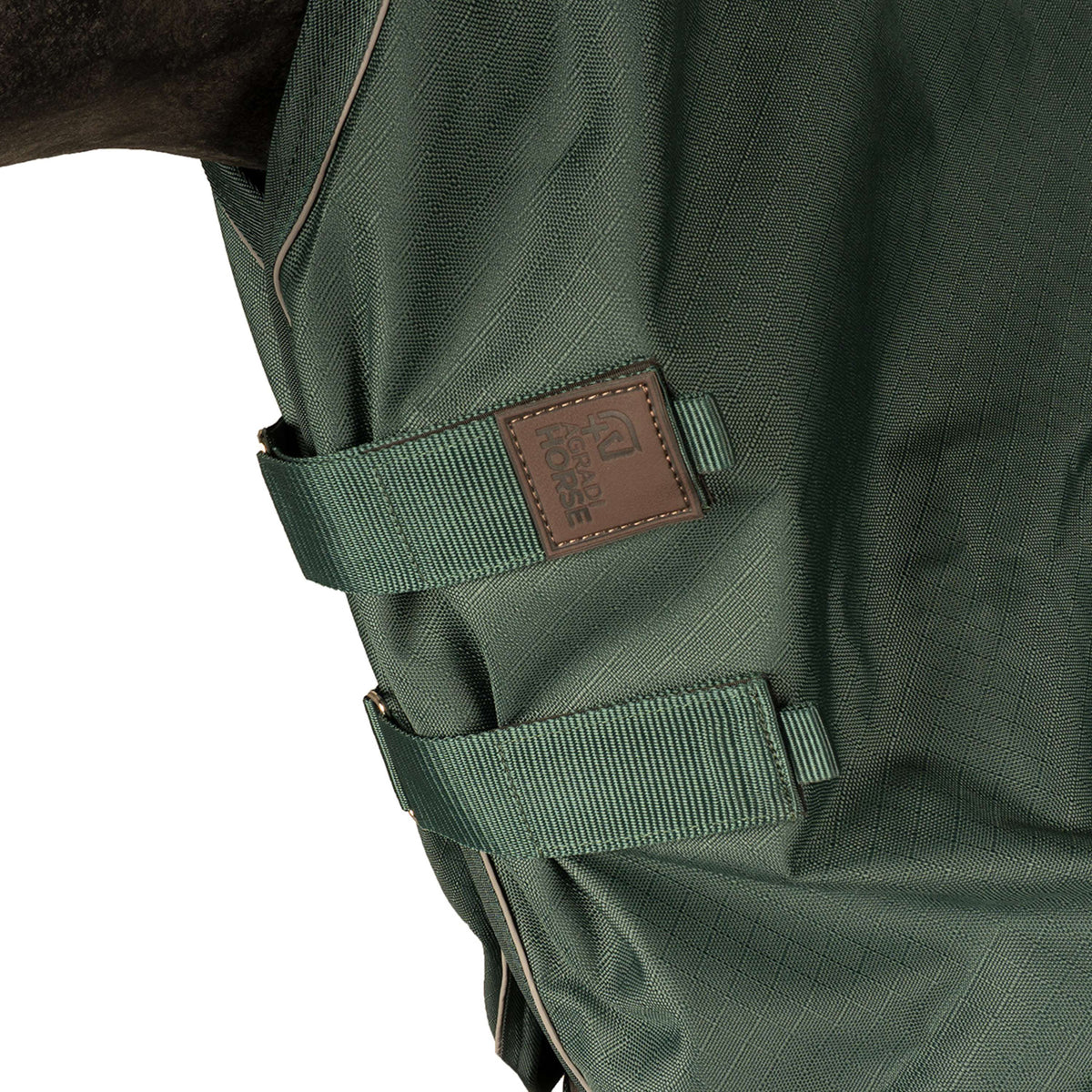 Agradi Horse Cubrecuellos 1200D 200gr Banda Reflectante Verde