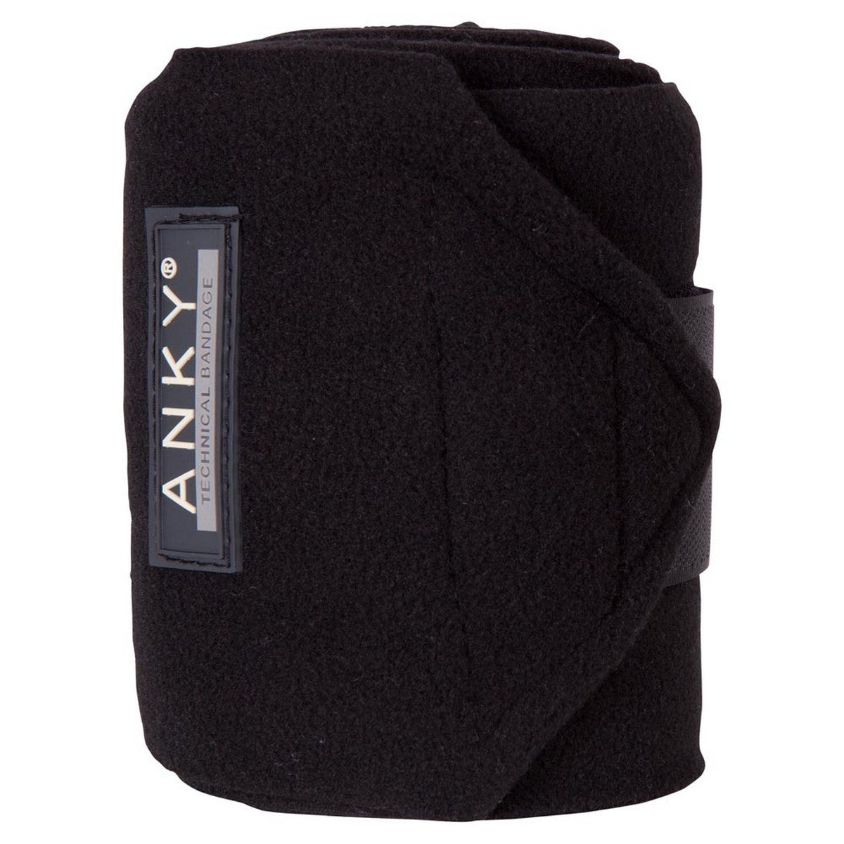 ANKY Vendajes Basic Fleece Set de 4 Negro