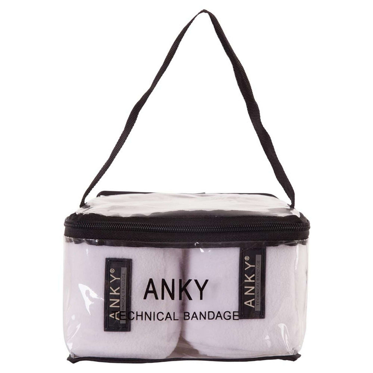 ANKY Vendajes Basic Fleece Set de 4 Blanco