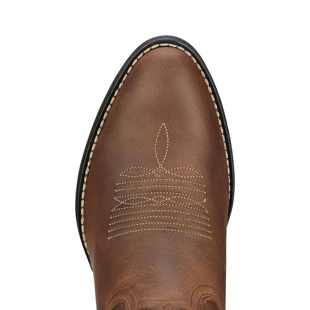Ariat Bota vaquera Heritage R Toe Mujer Marron