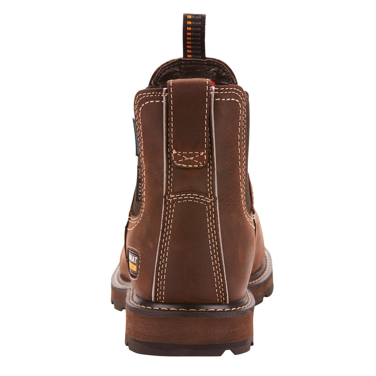 Ariat Botines Groundbreaker Chelsea Waterproof Steel Toe Hombres Marron