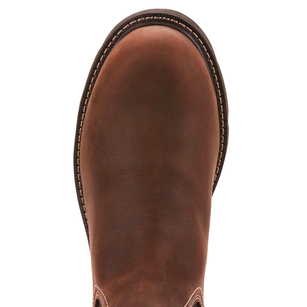 Ariat Botines Groundbreaker Chelsea Waterproof Steel Toe Hombres Marron