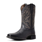 Ariat Bota vaquera Sports Herdsman Man's Black Deertan