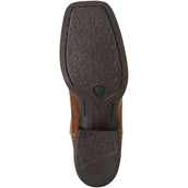 Ariat Botas Western Round Up Wst B Powder Brown