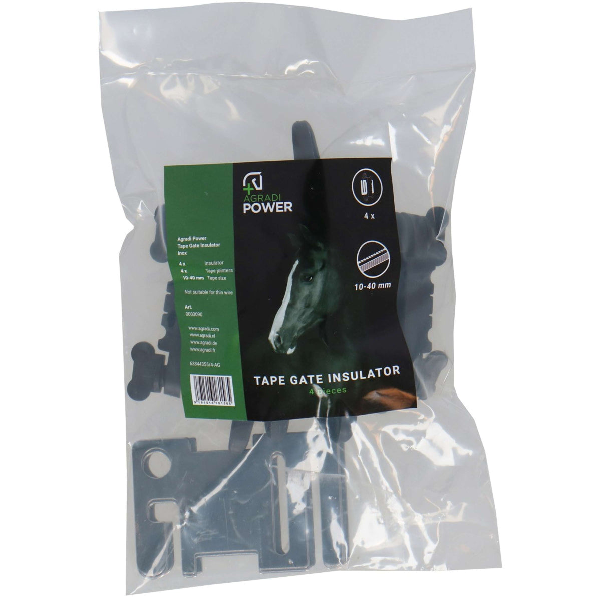 Agradi Power Aislador con Mango para Puerta Negro