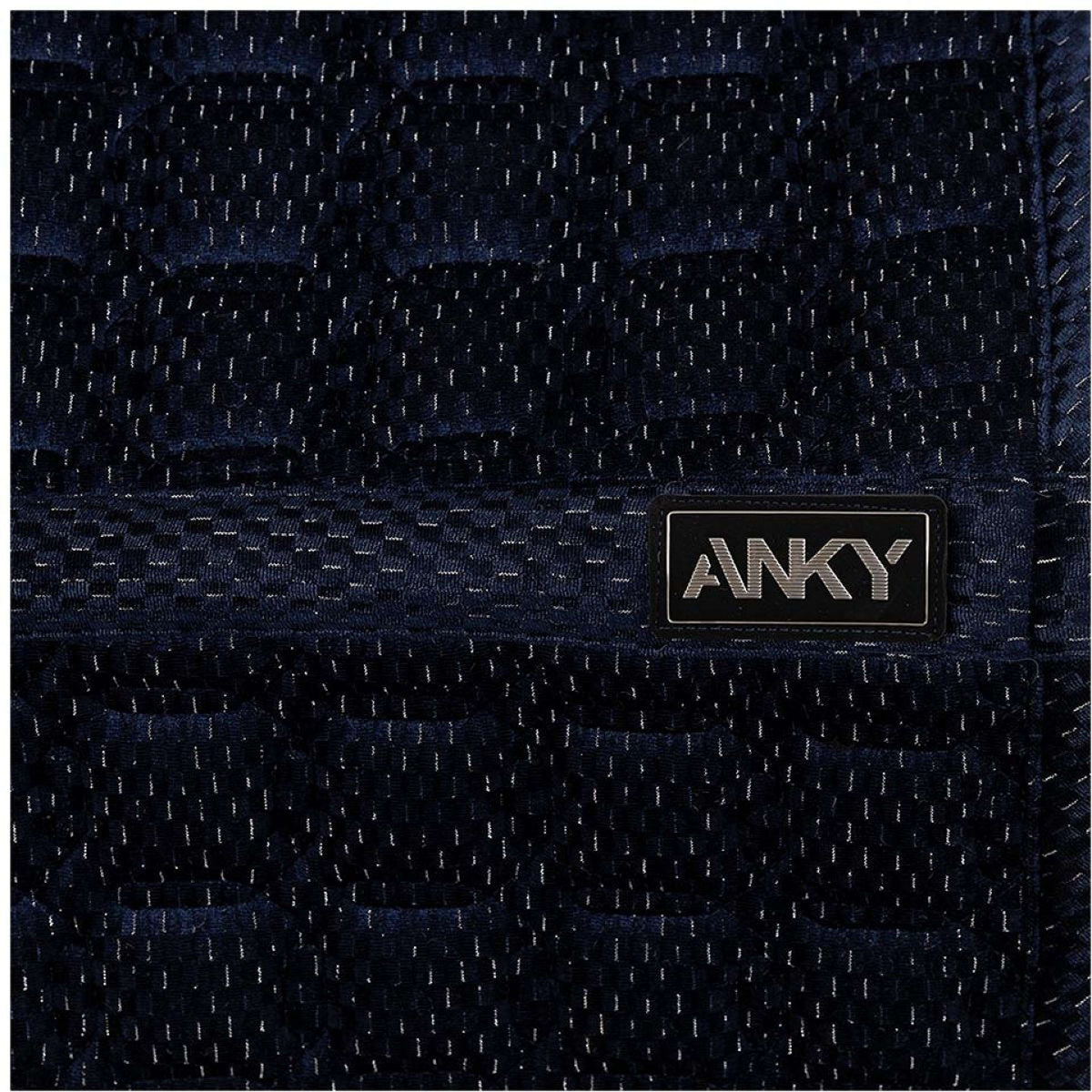 ANKY Mantilla Check Velvet XB25003 Doma clásica Azul medianoche