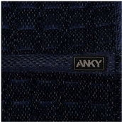 ANKY Mantilla Check Velvet XB25003 Doma clásica Azul medianoche