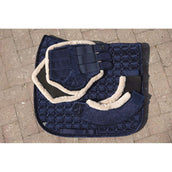 ANKY Mantilla Check Velvet XB25003 Doma clásica Azul medianoche