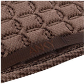 ANKY Mantilla Check Velvet XB25003 Doma clásica Deep Taupe
