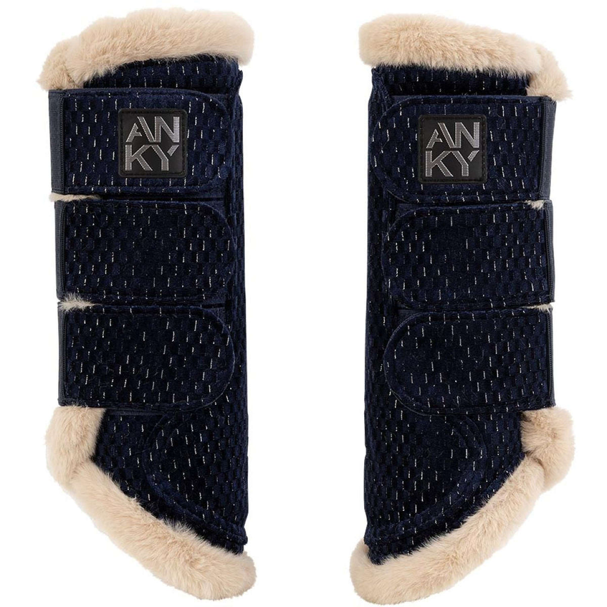 ANKY Dressage Boots Check Velvet ATB25005 Azul medianoche