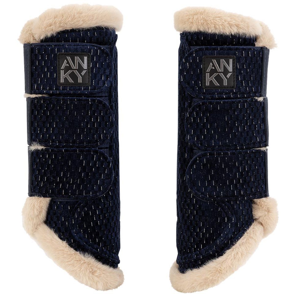 ANKY Dressage Boots Check Velvet ATB25005 Azul medianoche
