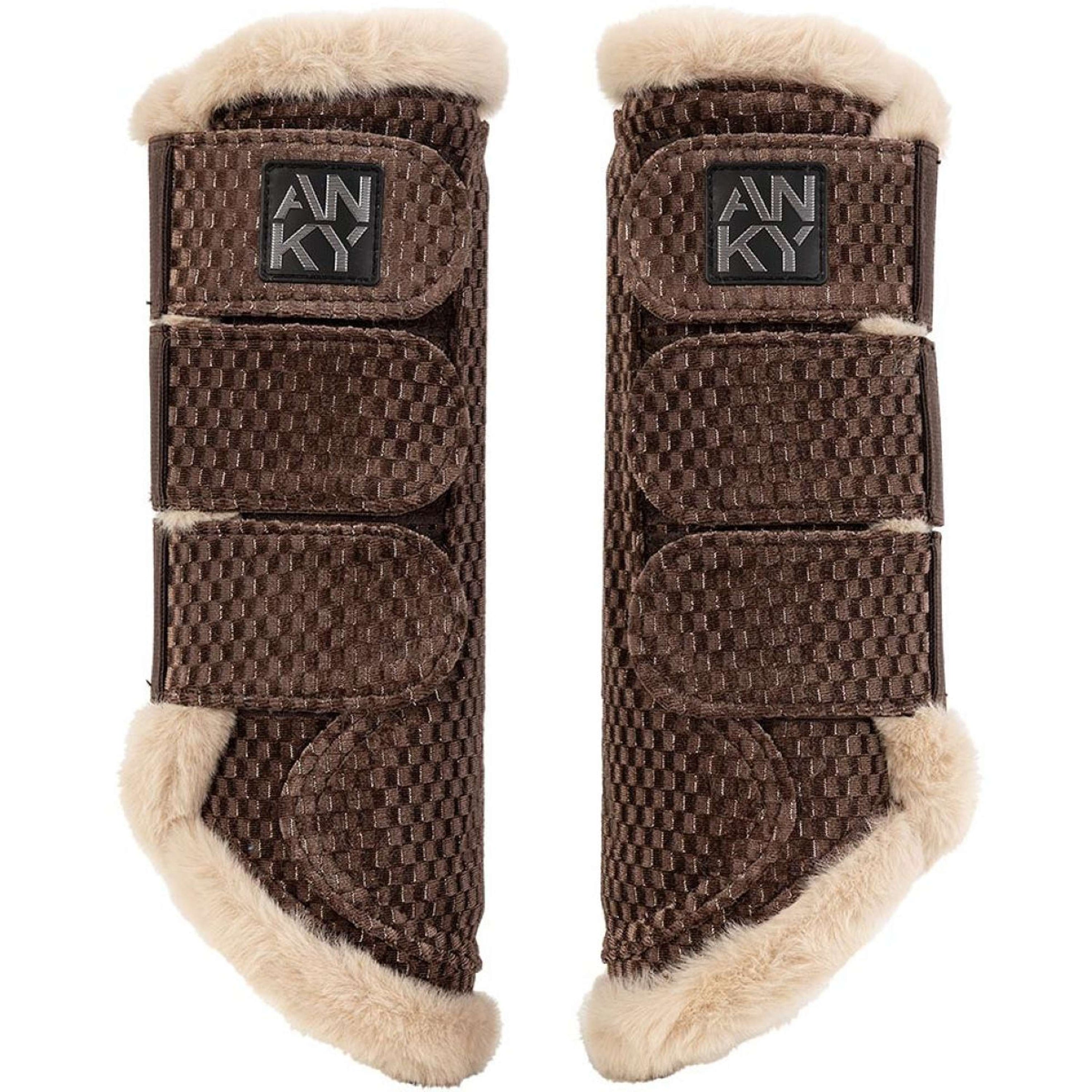 ANKY Dressage Boots Check Velvet ATB25005 Deep Taupe