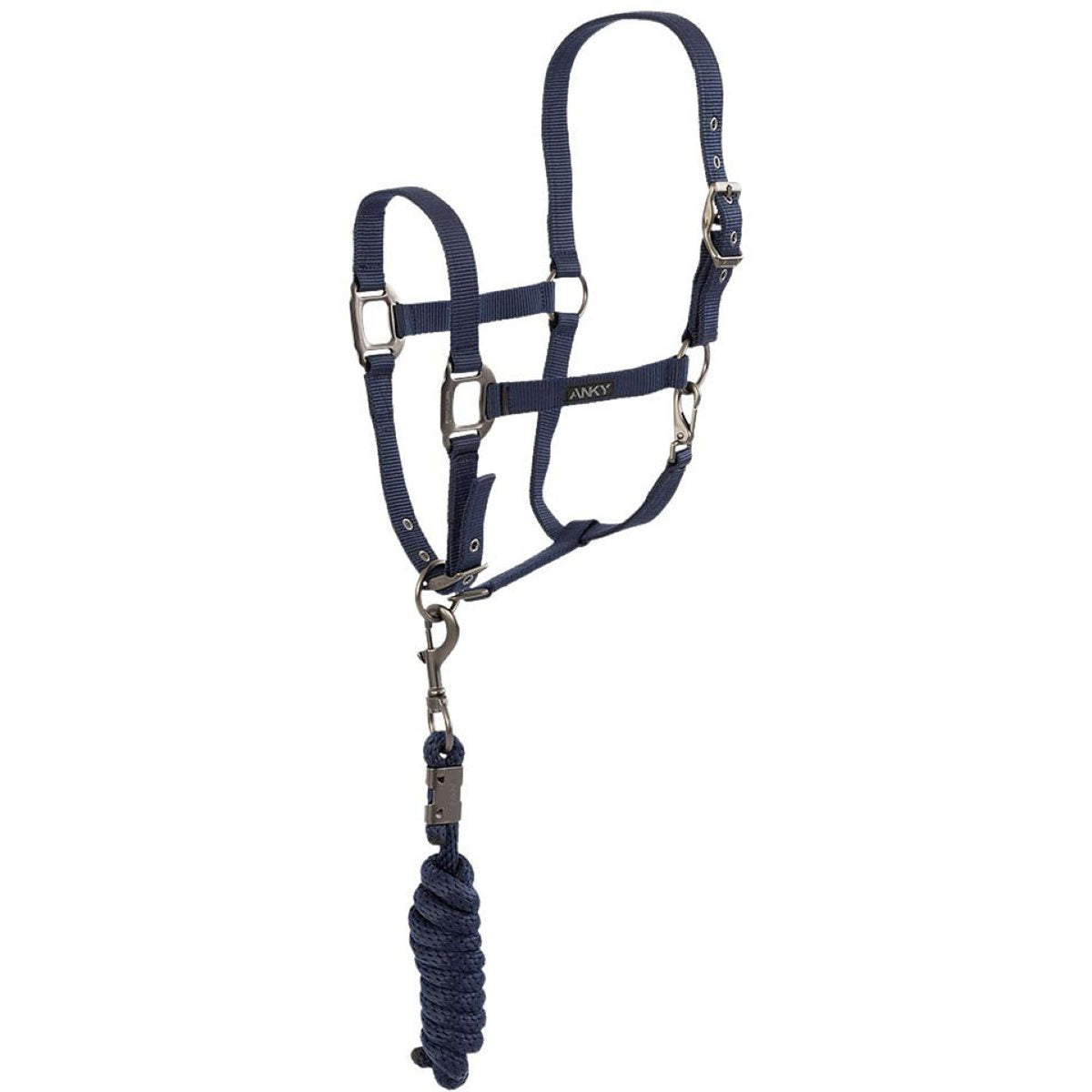 ANKY Juego de Cabestro Check Velvet ATH25002 Azul medianoche