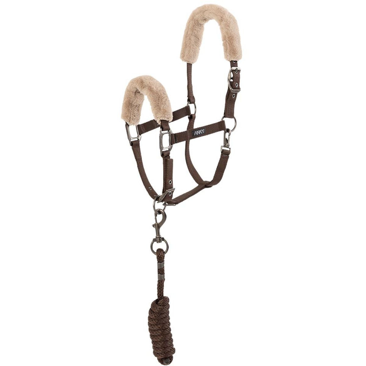 ANKY Juego de Cabestro Check Velvet ATH25002 Deep Taupe