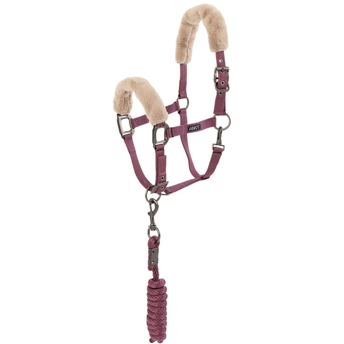 ANKY Juego de Cabestro Check Velvet ATH25002 Mellow Mauve