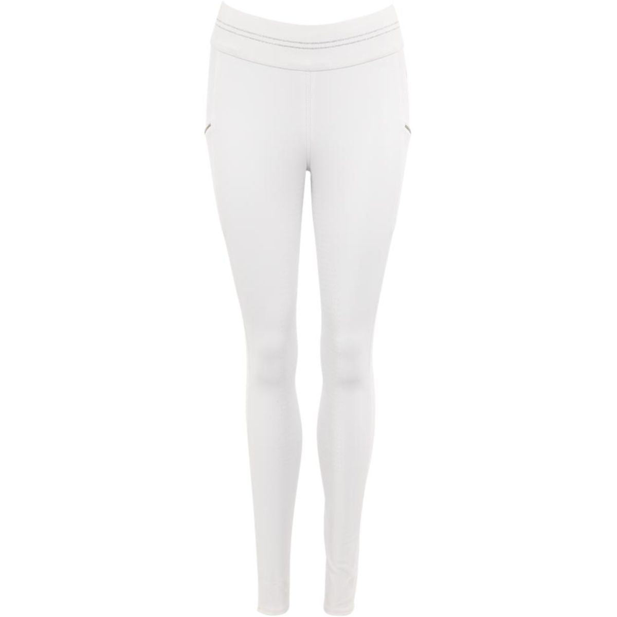 ANKY Legging de Equitación Tournament Full Grip Damas Blanco
