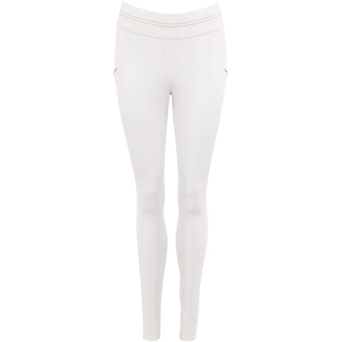 ANKY Legging de Equitación Tournament Full Grip Damas Blanco