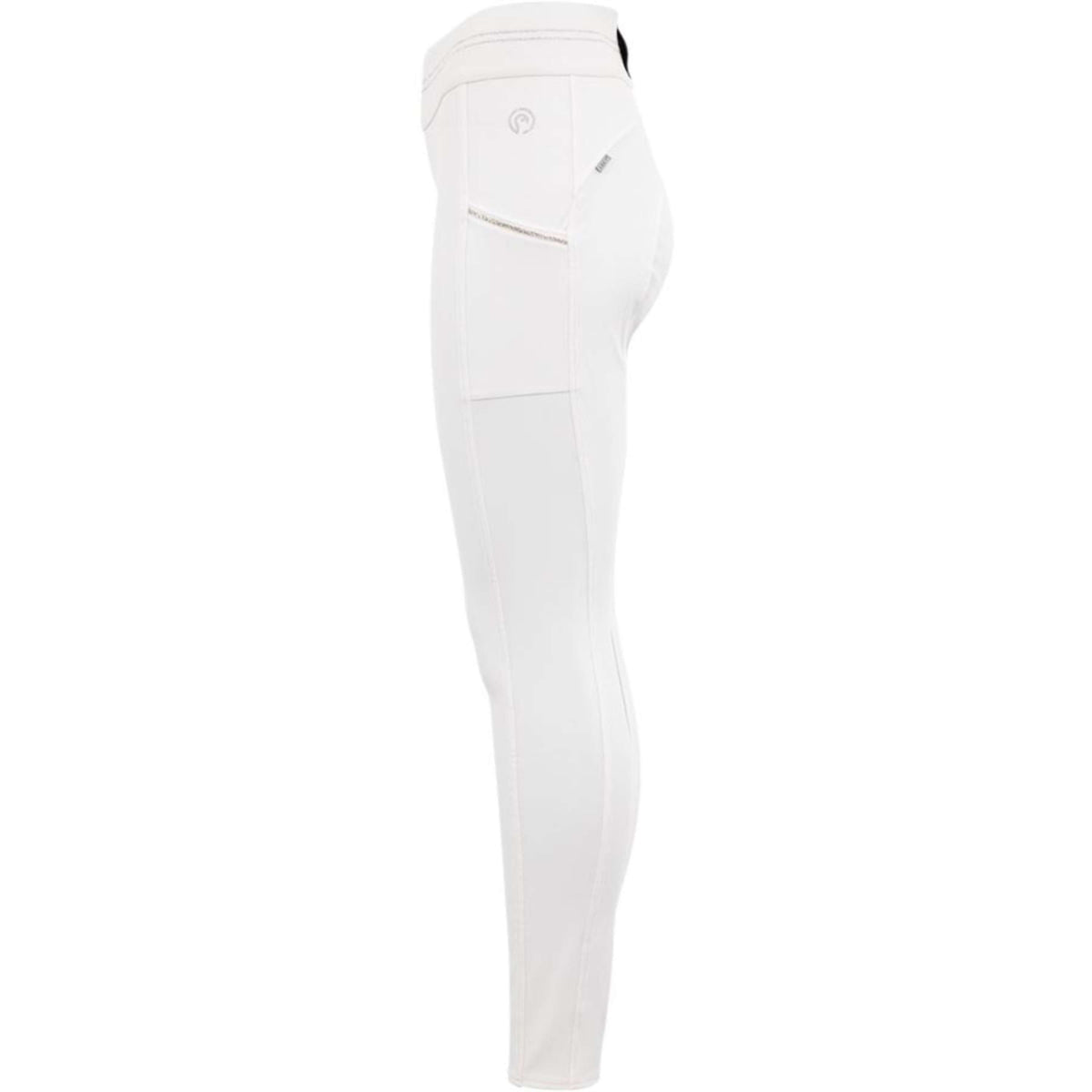 ANKY Legging de Equitación Tournament Full Grip Damas Blanco